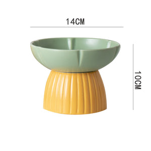 Elevate Your Pet's Dining Experience with Our Candy Color Feeding Bowl!
