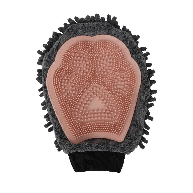 2 In 1 Pet Bathing Brush Glove For Grooming And Massage