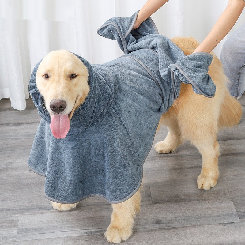 Strong Absorbent Pet Cotton Bath Towel For Quick Drying After Bath