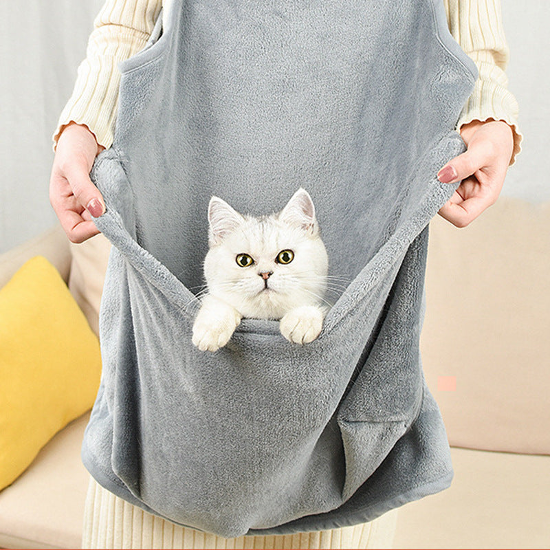 Portable Pet Chest Carrier Apron For Outdoor Travel And Comfort
