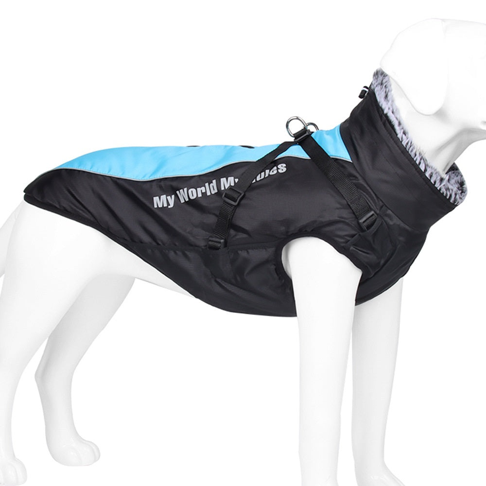 Warm Waterproof Reflective Pet Shell Jacket For Outdoor Protection