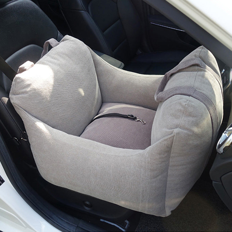 Waterproof Pet Car Carrier Seat Basket For Safe Travel And Comfort