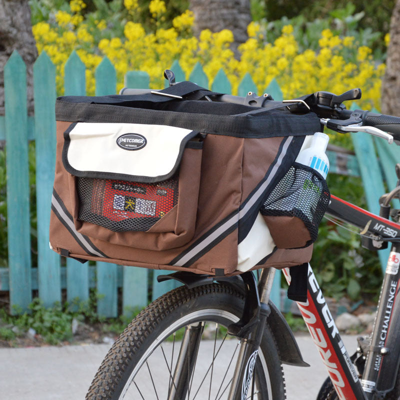Removable Pet Bicycle Carrier Basket For Safe And Easy Travel