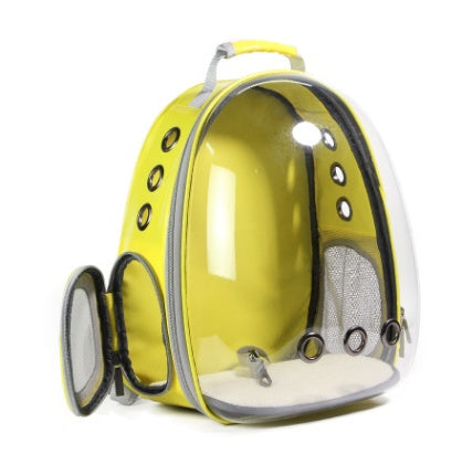 Portable Pet Bubble Backpack Carrier With 360 Degree View Space Capsule Design