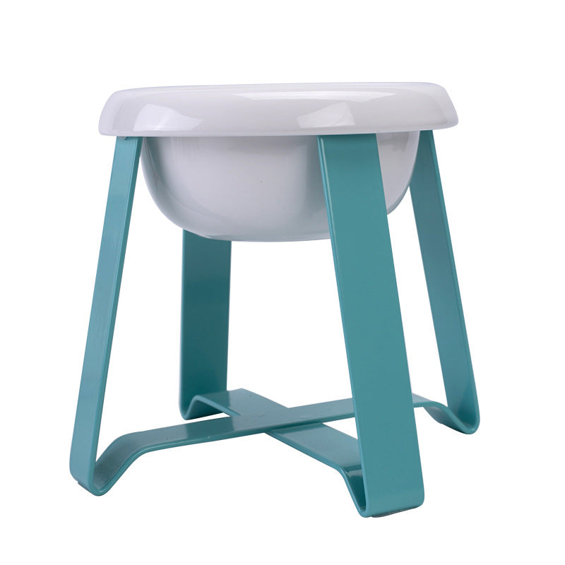 Creative Anti Slip Pet Feeding Bowl With Iron Stand Design