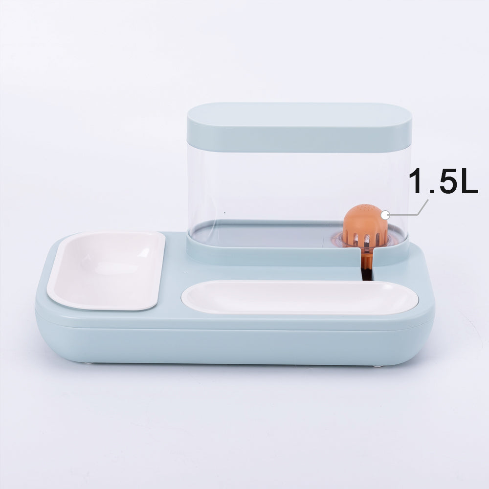 Automatic Pet Feeding And Drinking Bowl With 1.5L Capacity