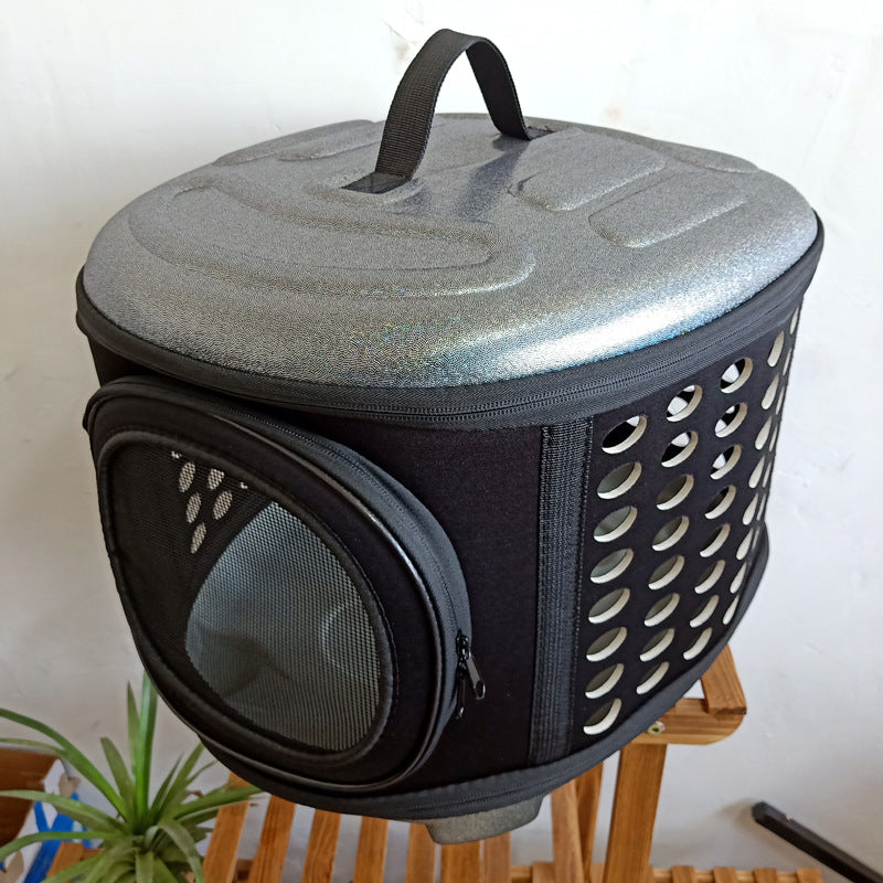 Foldable Portable Pet Carrier Bag For Outdoor Travel And Easy Carry