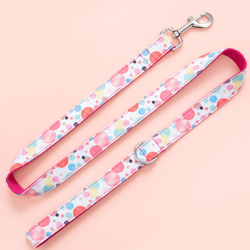 Bubble Style Pet Collar And Leash Set For Daily Use