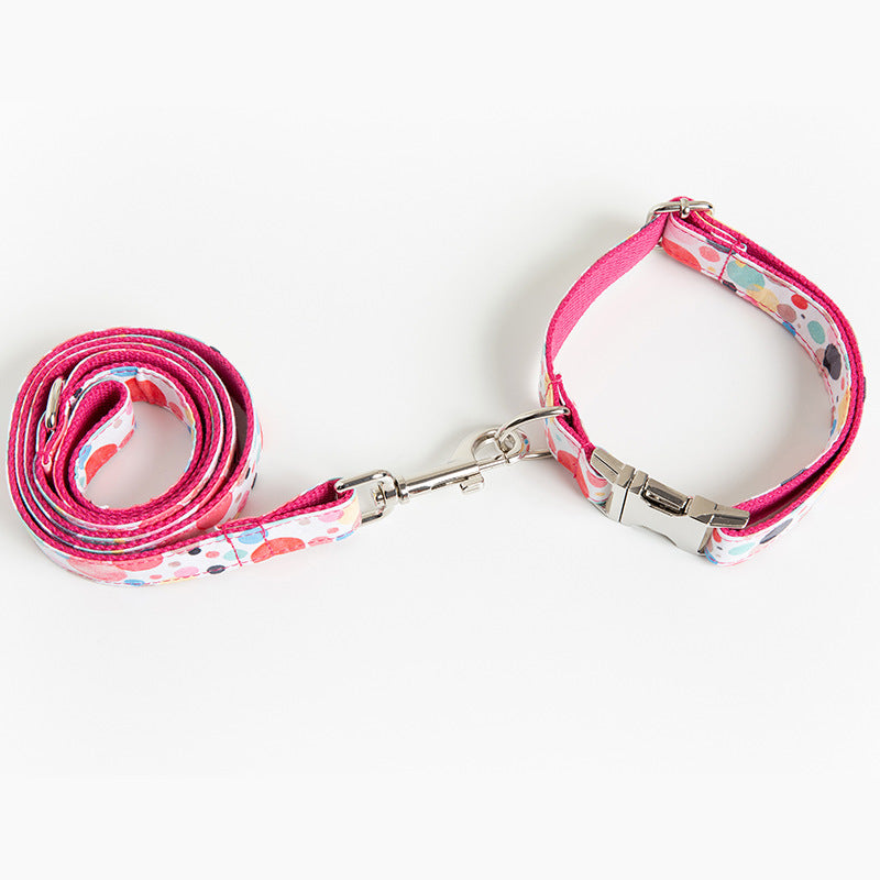 Bubble Style Pet Collar And Leash Set For Daily Use