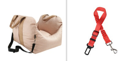 Waterproof Pet Car Carrier Seat Basket For Safe Travel And Comfort