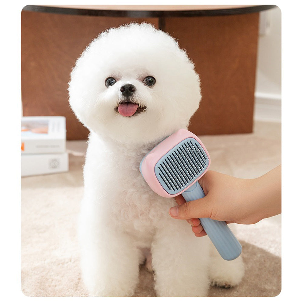 Pet Deshedding Grooming Brush For Reducing Shedding And Tangles