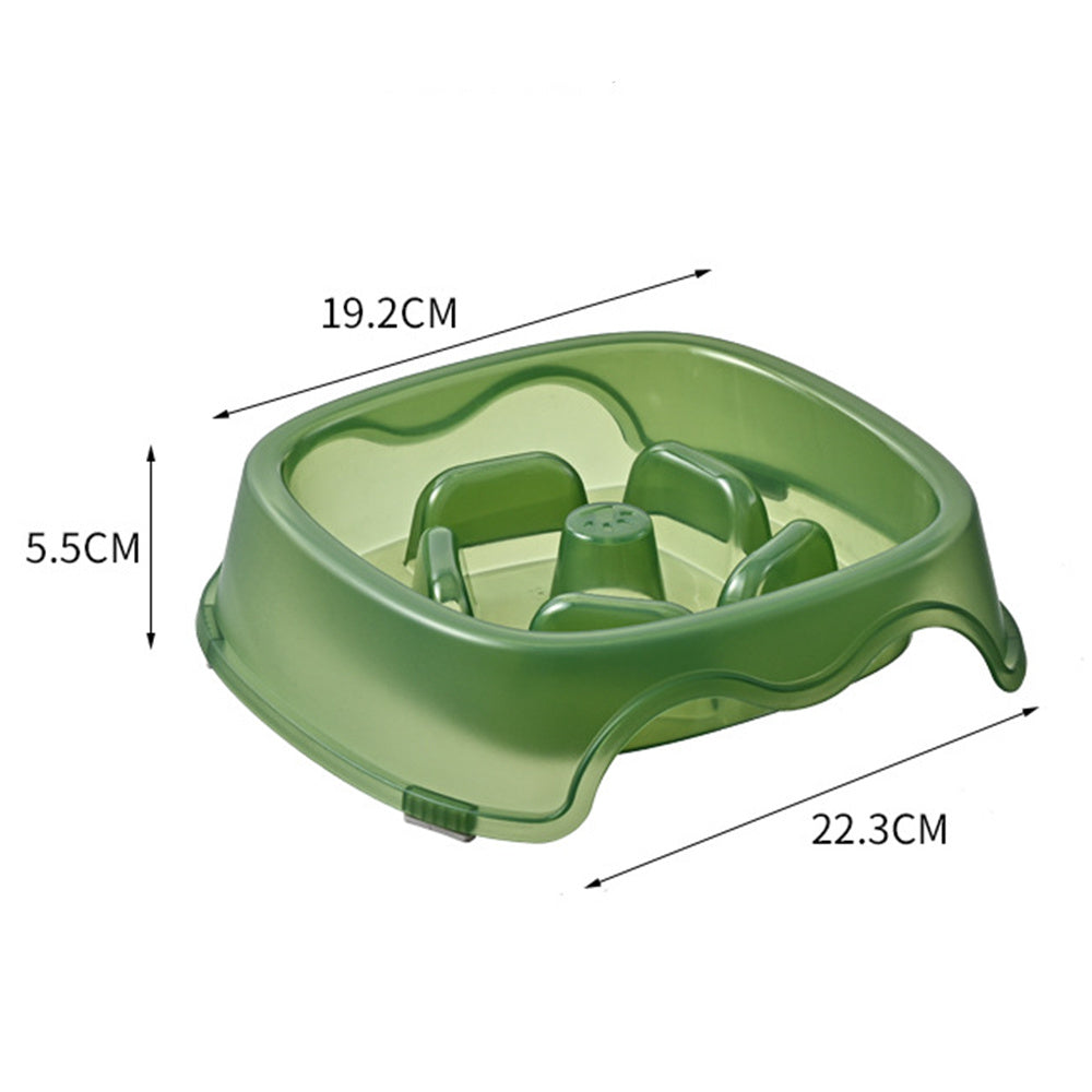 Anti Choking Pet Feeding Bowl With Slow Feed Design