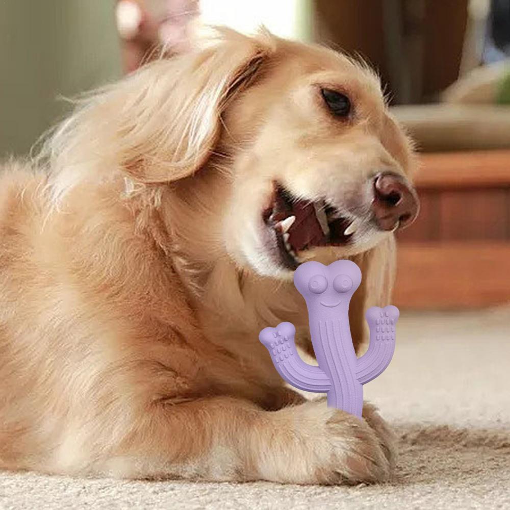 Ultra Durable Cactus Shape Pet Chew Toy For Interactive Play And Boredom Relief