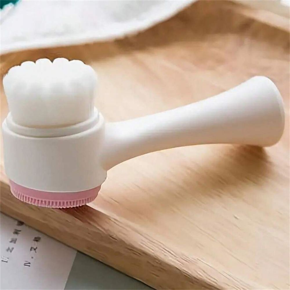 Easy Clean Nylon Pet Paw Brush For Gentle Grooming