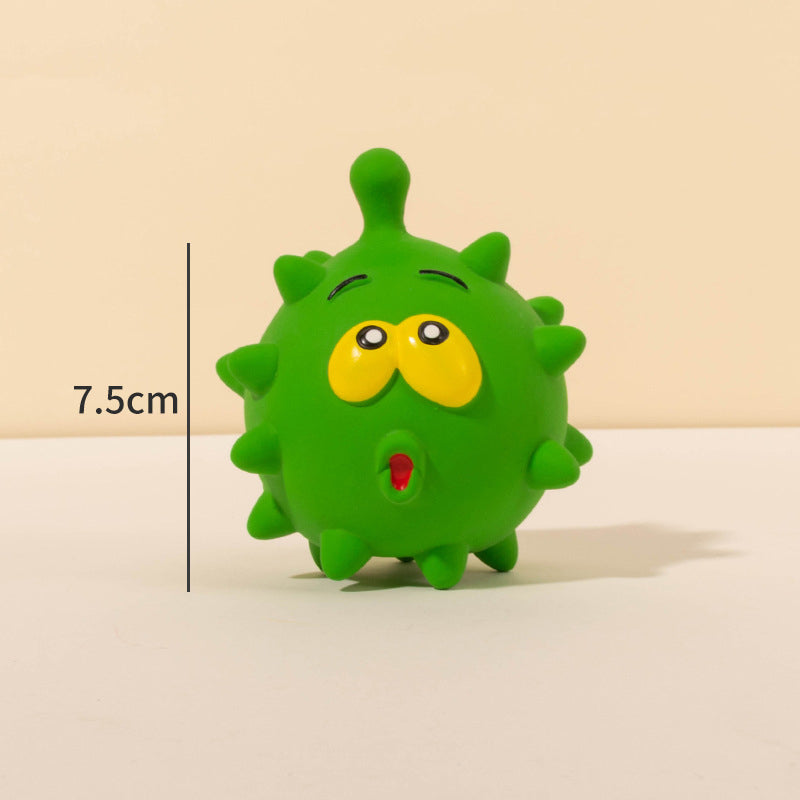Squeaky Natural Latex Pet Toy Ball Set For All Size Chewers