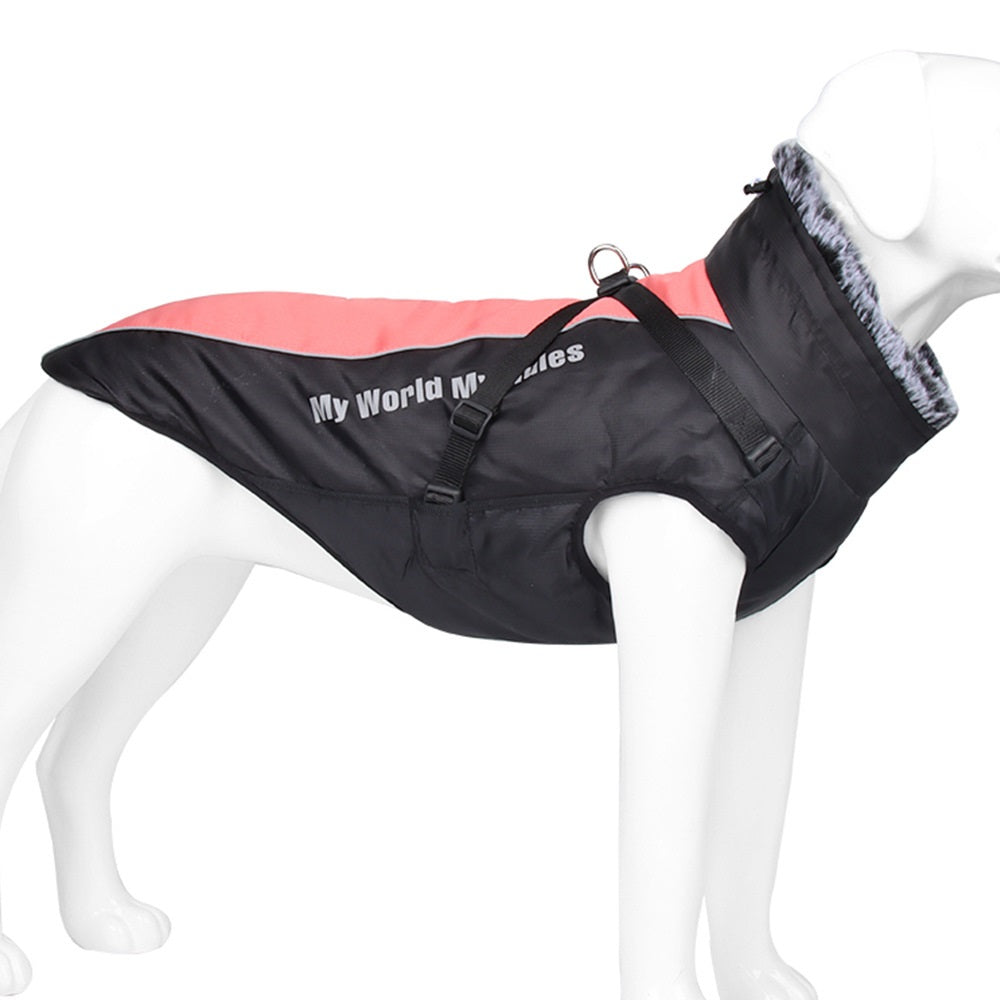 Warm Waterproof Reflective Pet Shell Jacket For Outdoor Protection