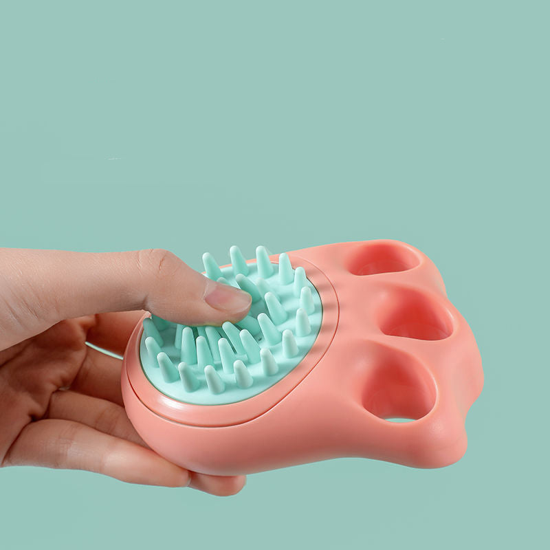 Pet Bath Massage Comb Brush For Cleaning And Grooming Care