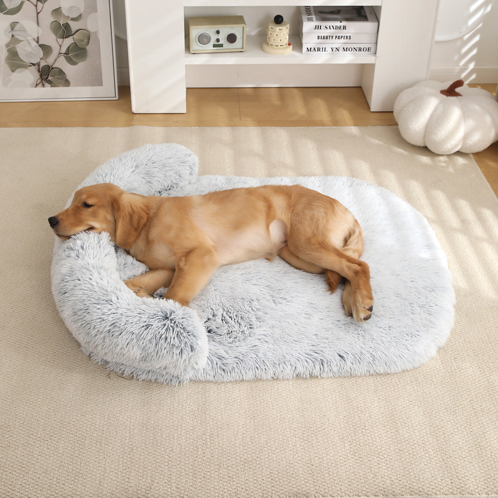 Plush Pet Bed Cushion For Warm And Cozy Comfort