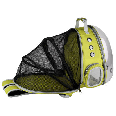 Portable Pet Bubble Backpack Carrier With 360 Degree View Space Capsule Design