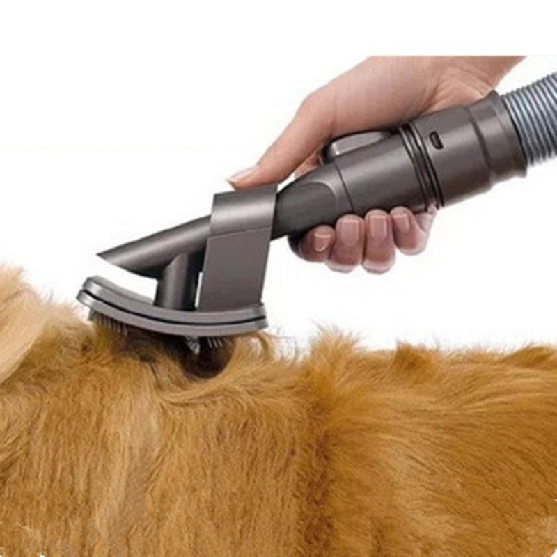 Pet Grooming Brush Tool With Vacuum Cleaner Attachment