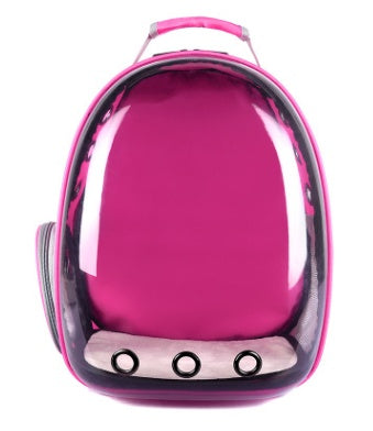 Portable Pet Bubble Backpack Carrier With 360 Degree View Space Capsule Design