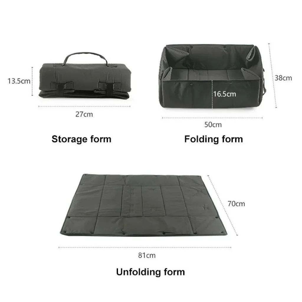 Portable 3 In 1 Pet Travel Bed Carrier Mat And Cushion Kennel