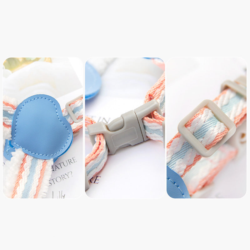 Breathable Pet Chest Vest Leash For Comfortable Walking