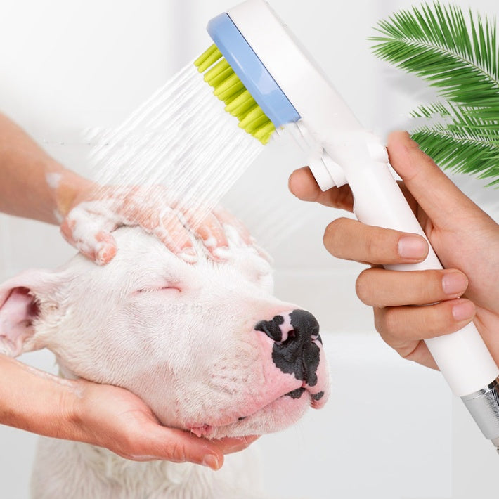 Pet Cleaning Tool With Massage Comb Bath Brush Shower Head