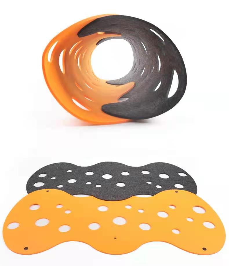 Removable Felt Pet Tunnel Toy For Indoor Play And Exercise