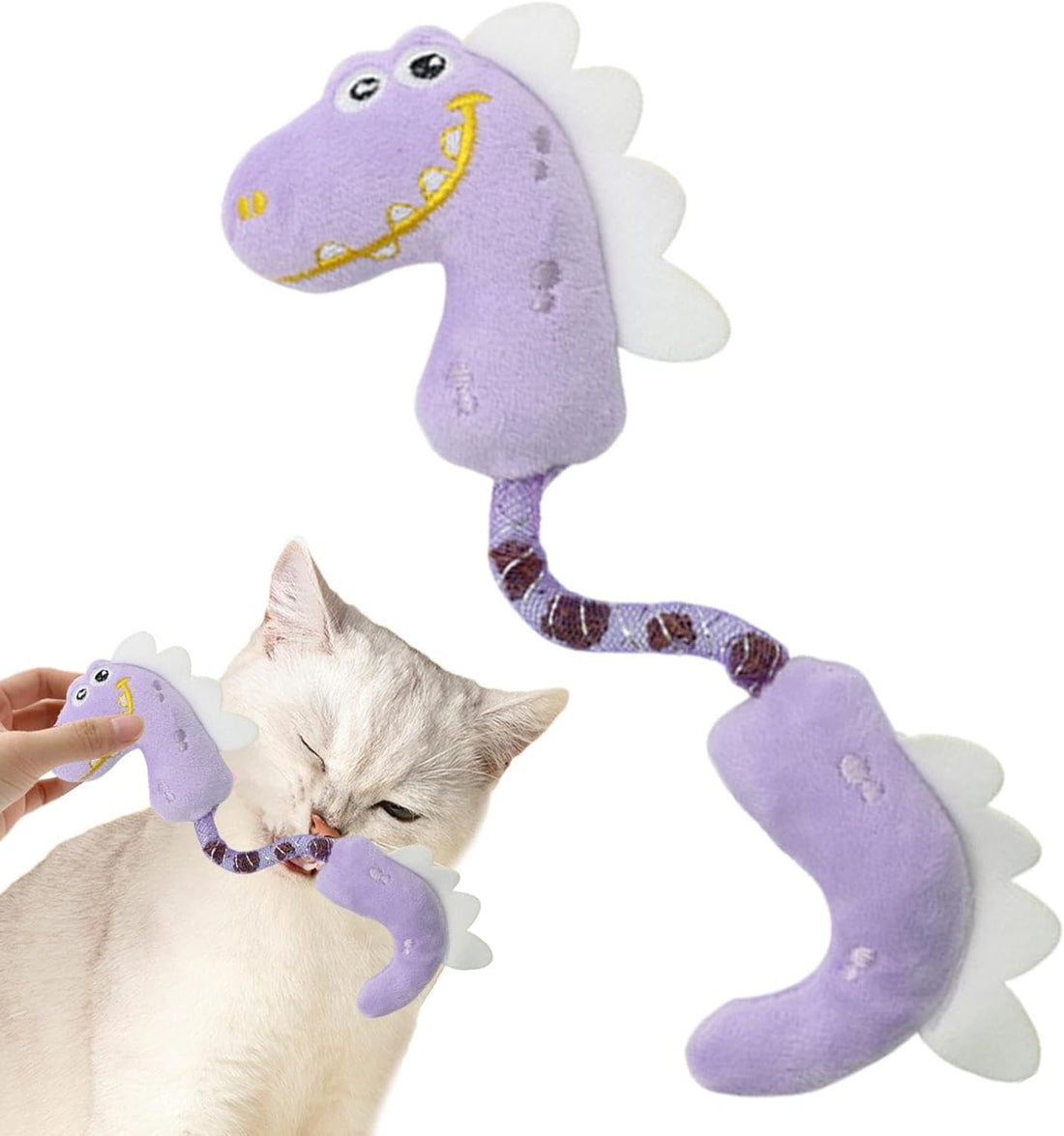 Interactive Pet Chew Rope Toy With Catnip For Teeth Cleaning And Play