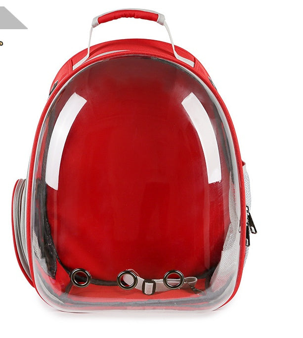 Portable Pet Bubble Backpack Carrier With 360 Degree View Space Capsule Design