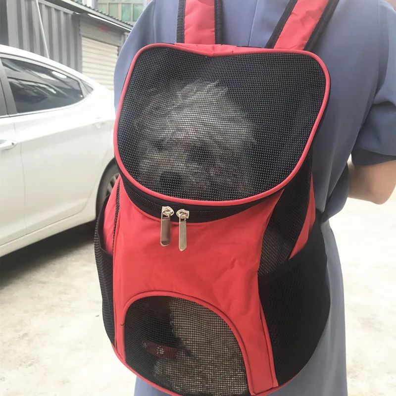 Breathable Pet Carrier Backpack For Small Pets Portable Outdoor Travel