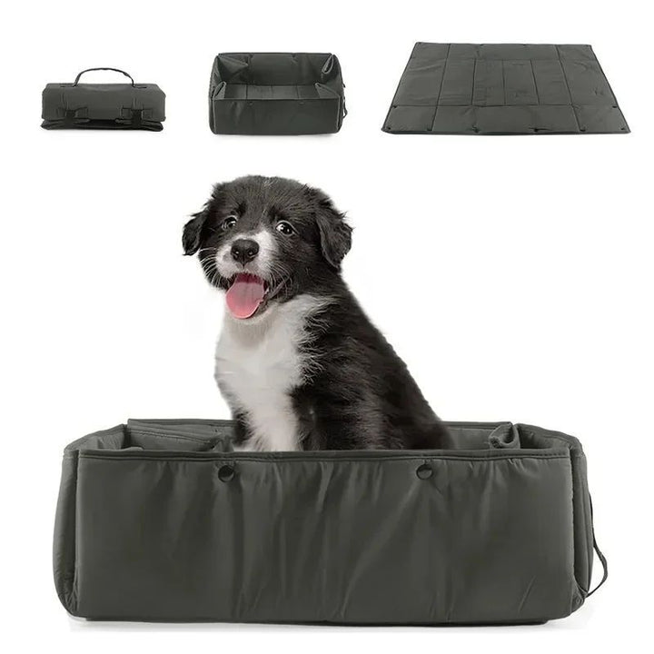 Portable 3 In 1 Pet Travel Bed Carrier Mat And Cushion Kennel