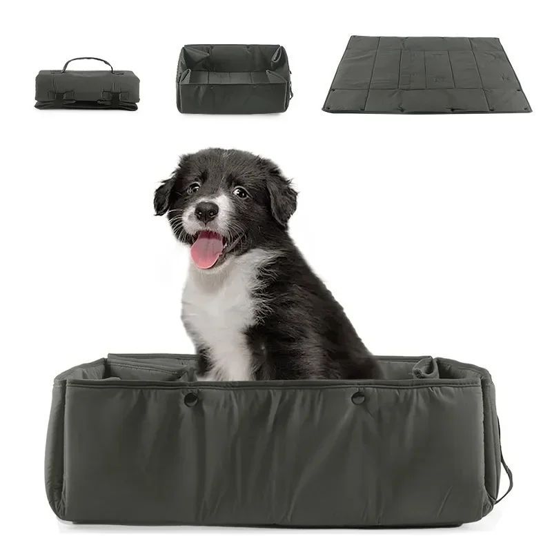 Portable 3 In 1 Pet Travel Bed Carrier Mat And Cushion Kennel