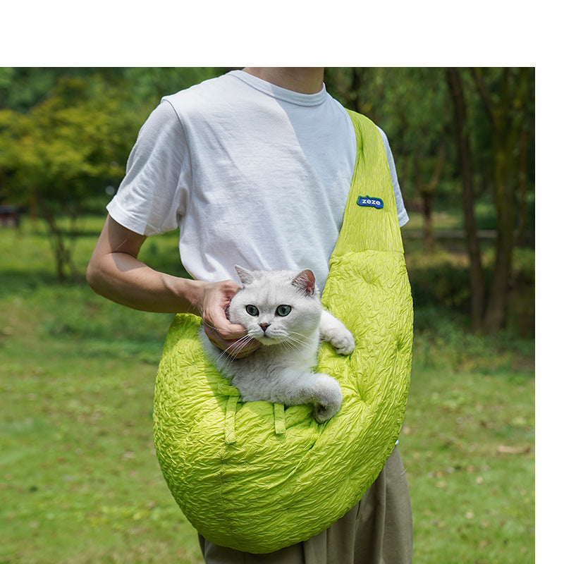 Portable Pet Shoulder Carrier Bag For Comfortable Travel And Outdoor Use