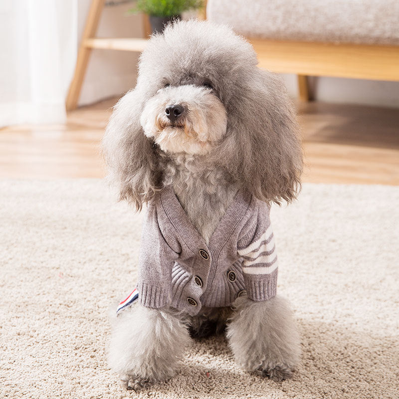 Warm Pet Sweater Coat For Cold Weather Comfort