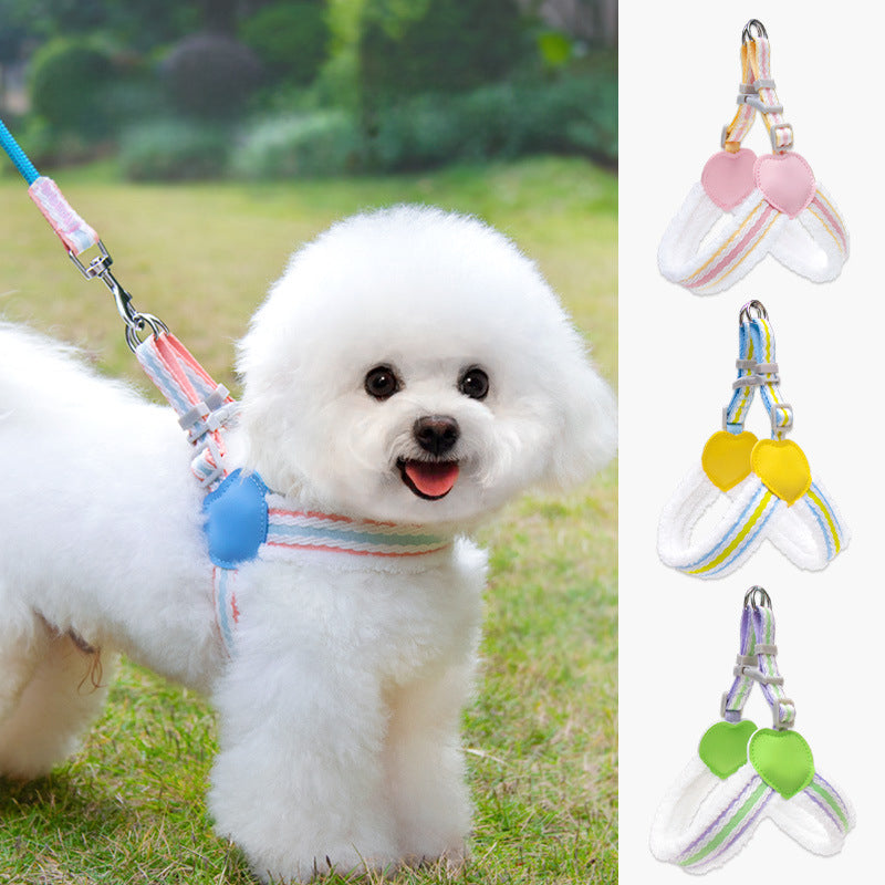 Breathable Pet Chest Vest Leash For Comfortable Walking