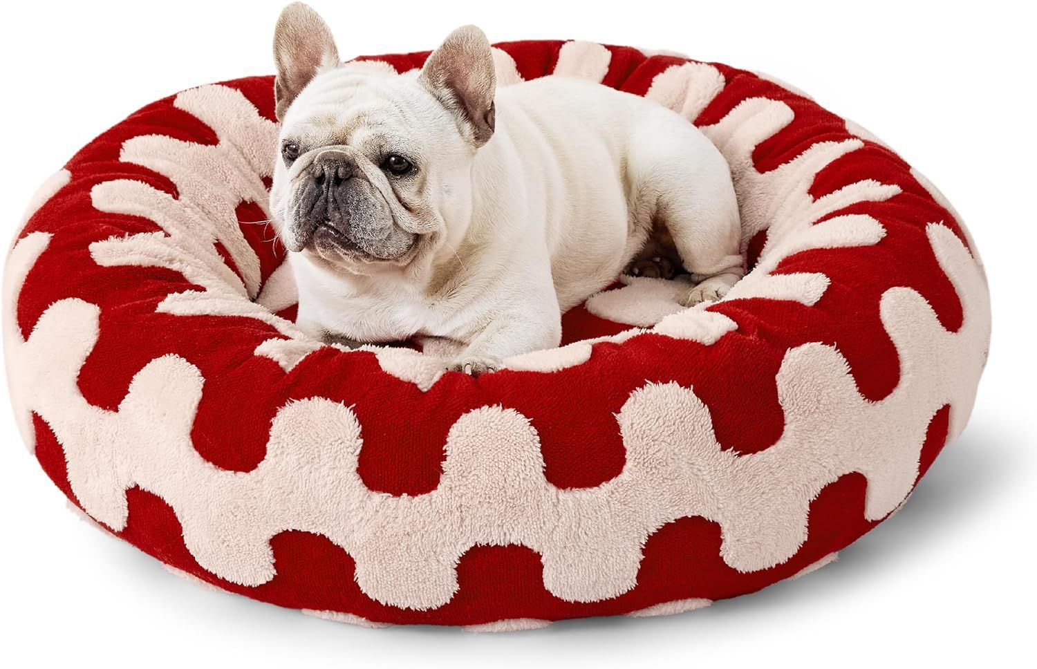 Round All Season Pet Bed For Warm And Cozy Comfort