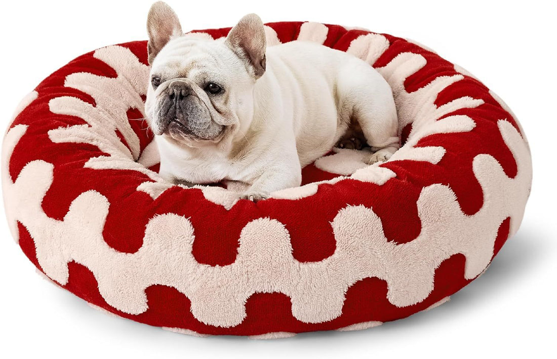 Round All Season Pet Bed For Warm And Cozy Comfort
