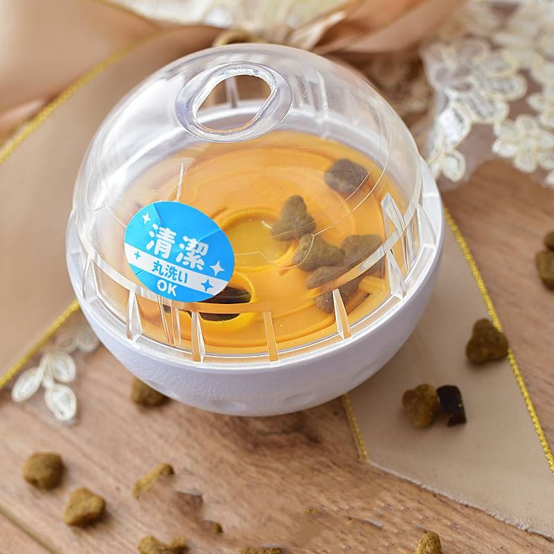 Interactive Pet Tumbler Puzzle Food Ball Toy For Slow Feeding And Play