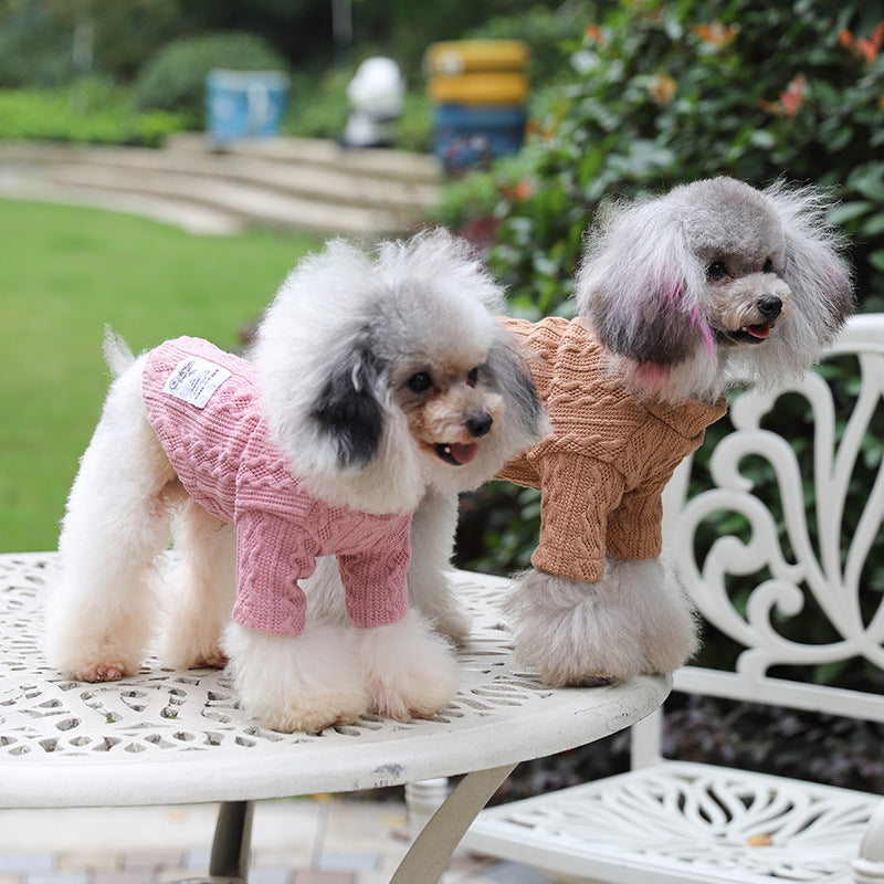 Warm Pet Sweater For Cold Weather Comfort And Protection