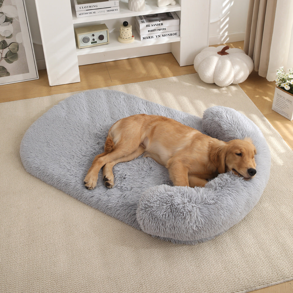 Plush Pet Bed Cushion For Warm And Cozy Comfort