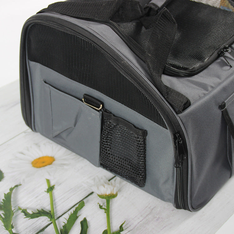 Foldable Pet Car Seat Carrier Hammock For Small Pets Travel Comfort