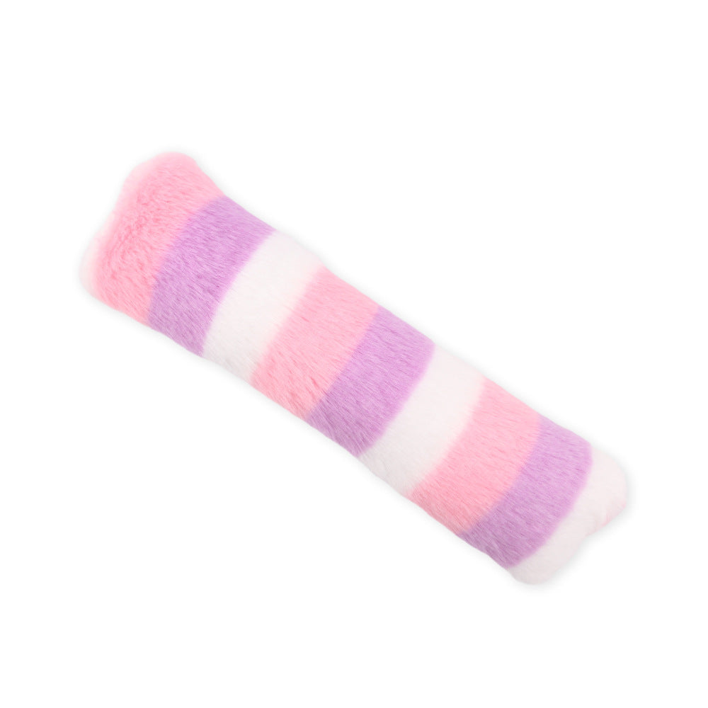 Interactive Soft Pet Toy Pillow With Crinkle Sound And Catnip For Exercise