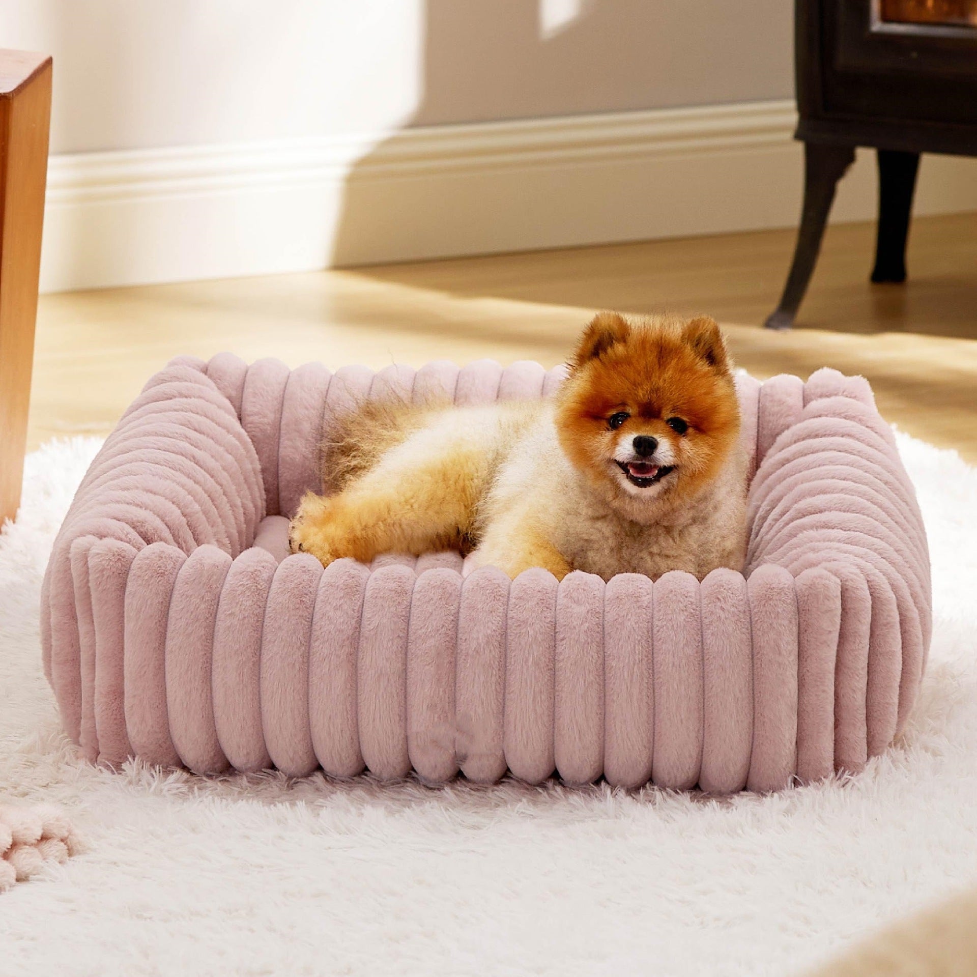 All Season Plush Pet Bed For Warm And Cozy Comfort