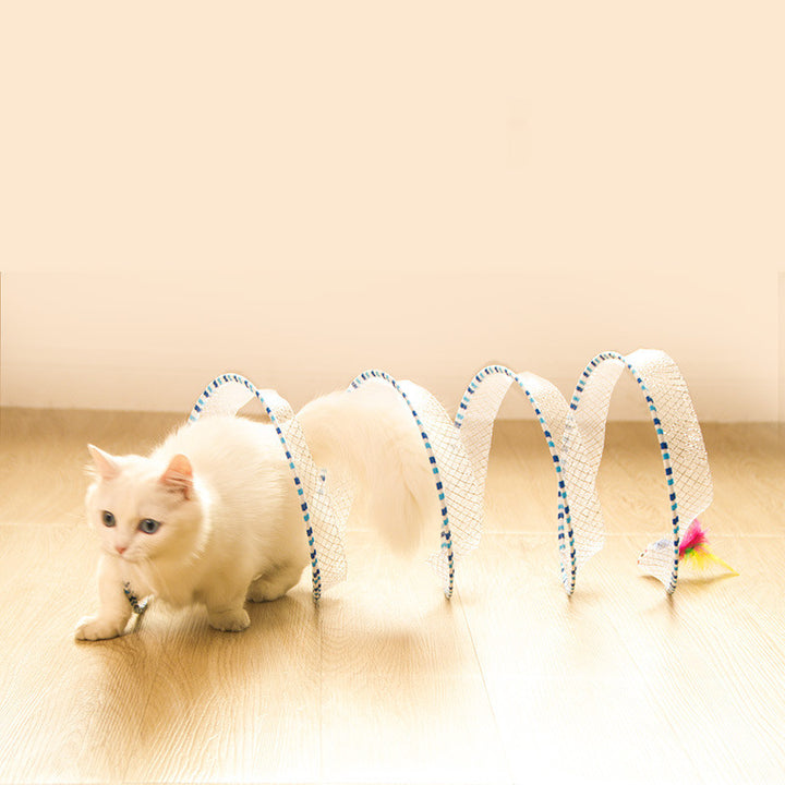 Foldable Pet Tunnel Toy For Indoor Play And Easy Storage