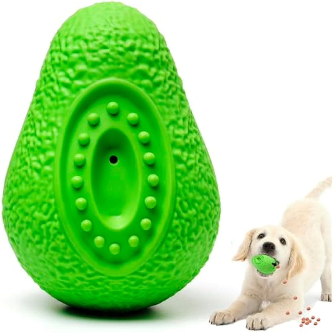 Heavy Duty Indestructible Rubber Chew Toy For Strong Chewers And Dental Care