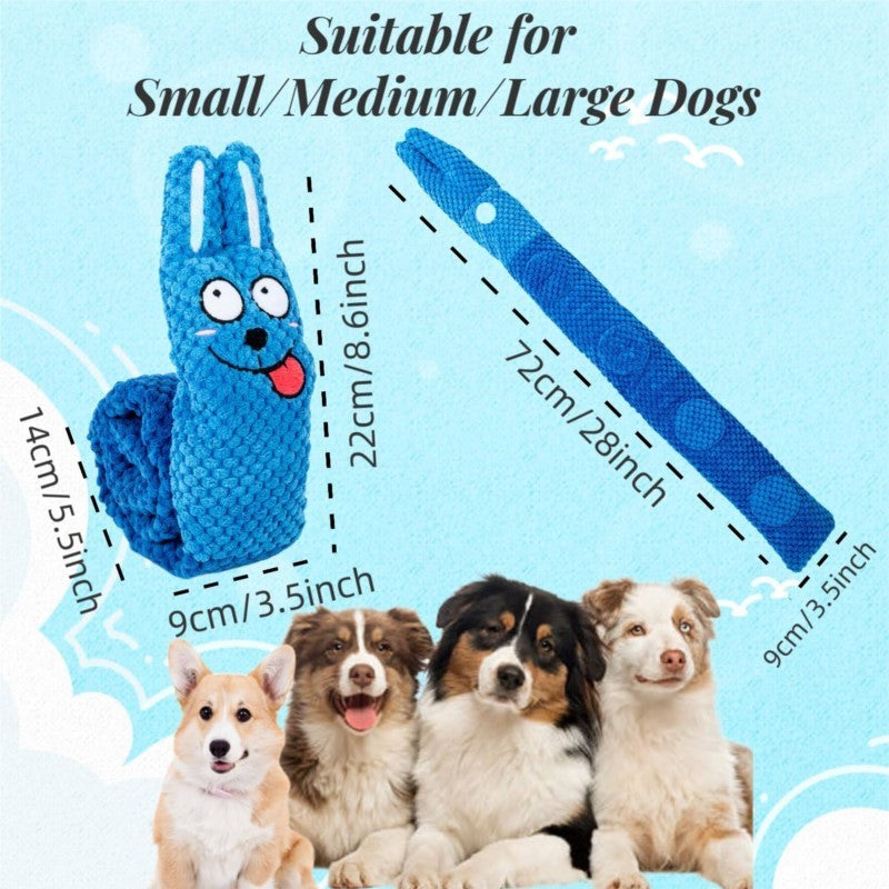 Interactive Squeaky Pet Puzzle Toy Set With Snuffle Mat For IQ Training