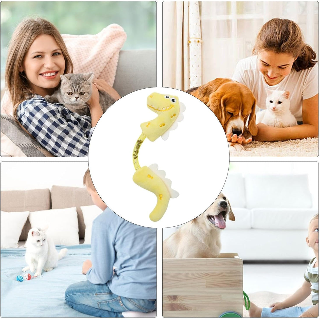 Interactive Pet Chew Rope Toy With Catnip For Teeth Cleaning And Play