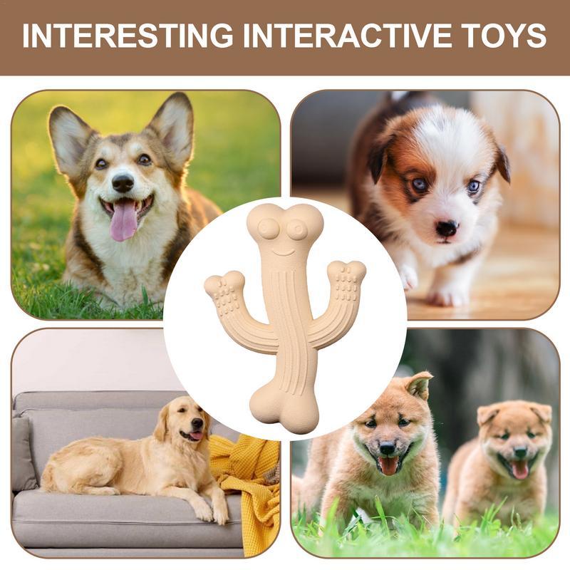 Ultra Durable Cactus Shape Pet Chew Toy For Interactive Play And Boredom Relief